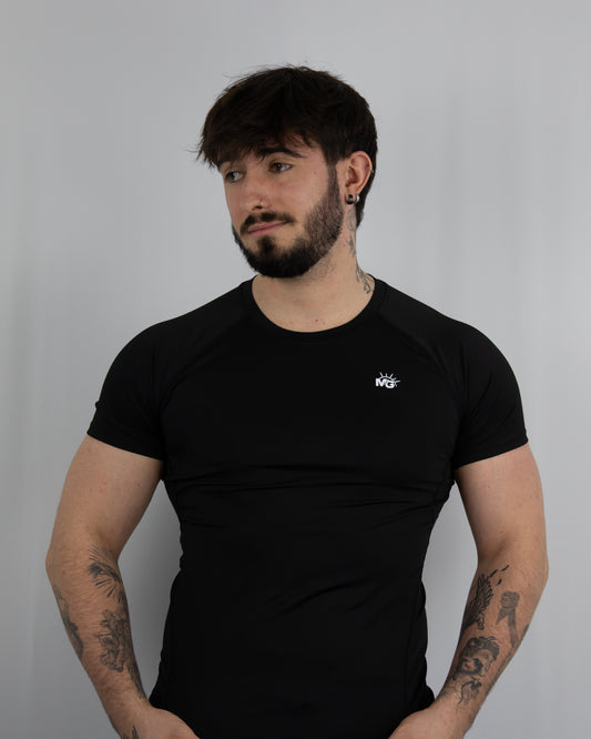 T-SHIRT COMPRESSION AXIS BLANC