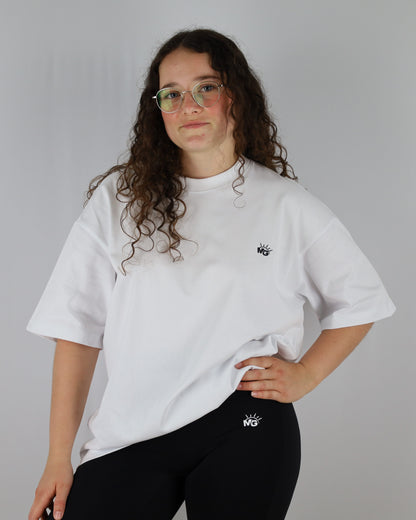 T-SHIRT OVERSIZE UNISEXE BLANC